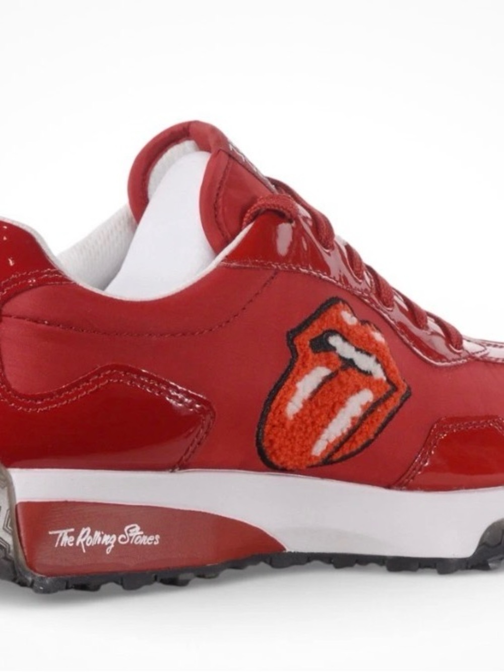 Skechers x Rolling Stones Lick Red Upper Cut Neo Jogger Sneakers Size 10 - Picture 11 of 14